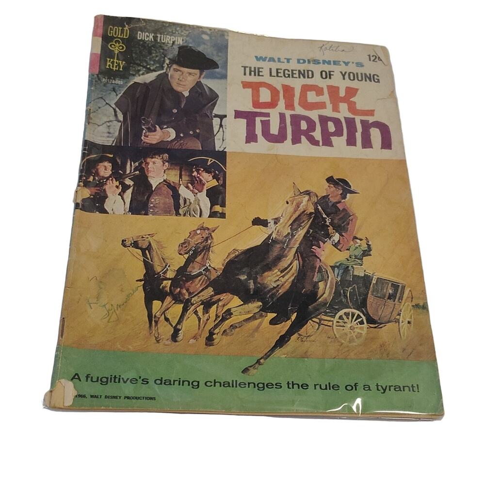 Gold Key The Legend of Young Dick Turpin Comic Book 1966 Issue 1 US Comics